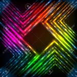 Rainbow neon group