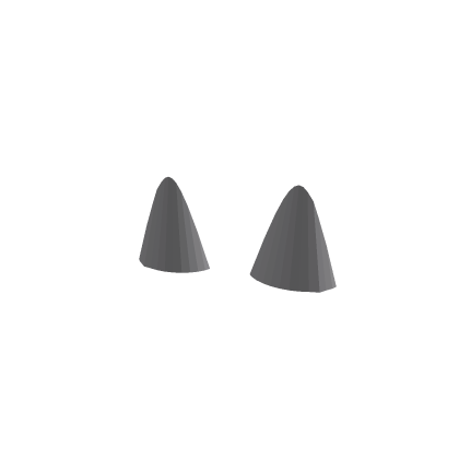 Basic Grey Cat Ears