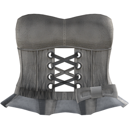Light Blue denim babydoll corset dress Roblox item