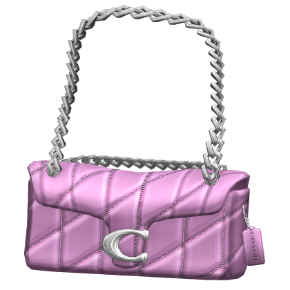 Coach Quilted Shoulder Bag Violet