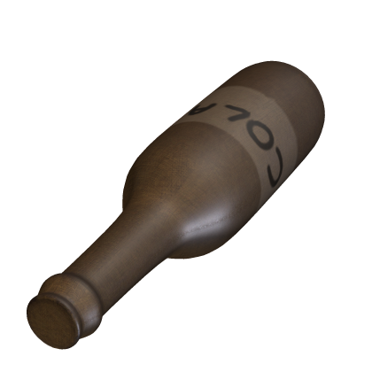 Holdable Glass Bottle of Bloxy Cola [R15]