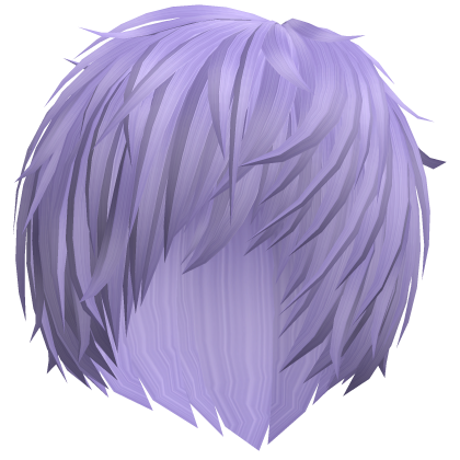 messy purple cute vampire emo anime boy hair