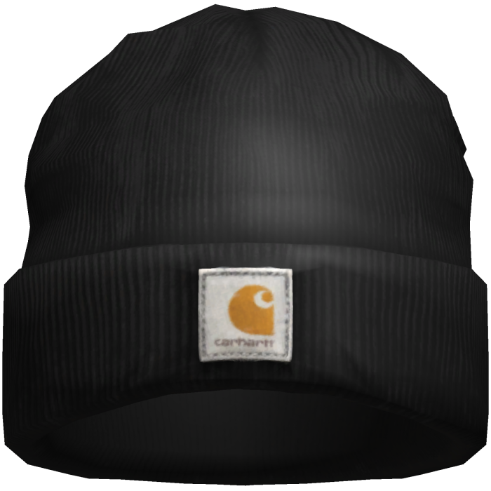 Black Realistic CHart Beanie