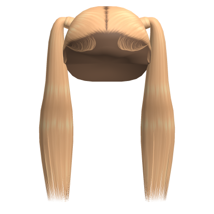 Cute Pigtails Scalp Hair In Blonde Roblox item