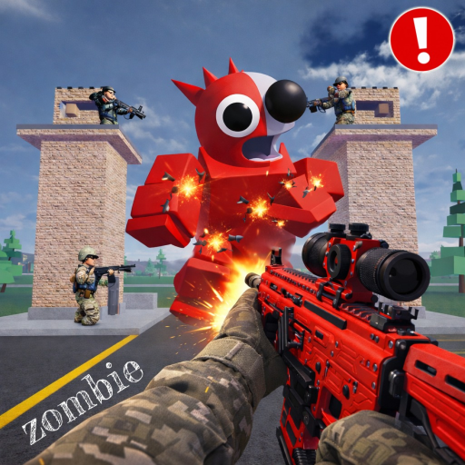 Zombies Sprunki vs Army Area 51 🧟