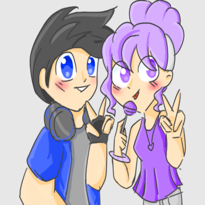 Lavender x Blue Boy | Kavra Drawing Entry Roblox decal