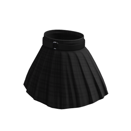 Lovely Pleaded Plaid Skirt - Plaid Black thumbnail