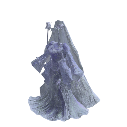 Blue Gothic Bridal Gown [PBR] thumbnail