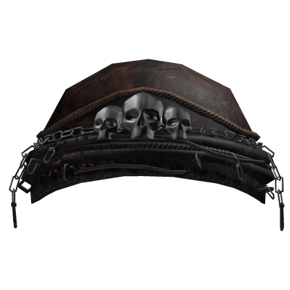 Chained Rope Skull Headwrap