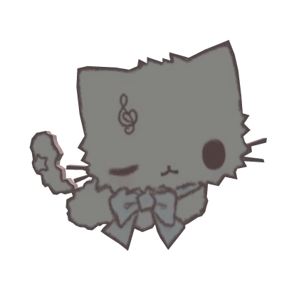 ♡﹕Cute Blonde & Blue Cat Hair Clip Roblox item