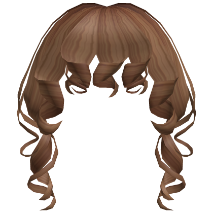 Curly Locks Bangs in Light Brown Roblox item