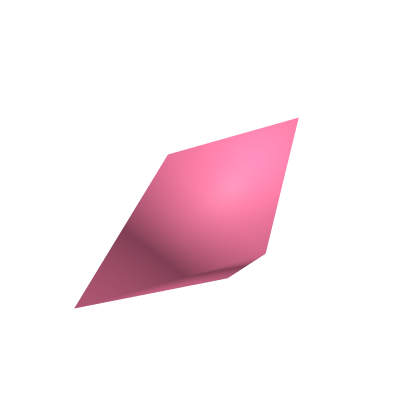 Pink Low Poly Bunny Tail Roblox item
