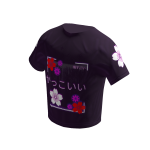 Japanese  Graphic Tee Purple