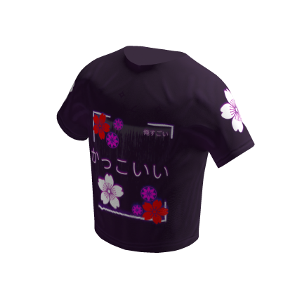 Japanese  Graphic Tee Purple
