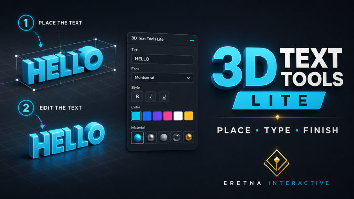 3D Text Tools Lite  preview 1