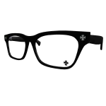 Flexico Black Cross Glasses