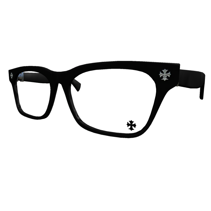 Flexico Black Cross Glasses
