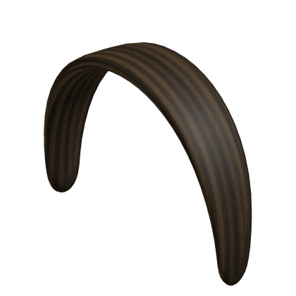 Brown Y2K Cute Coquette Stripe Headband 