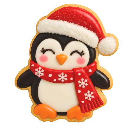 penguin cookie