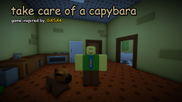 (BOSS FIGHT) opiekuj się kapibarą