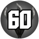 Level 60 Roblox badge thumbnail