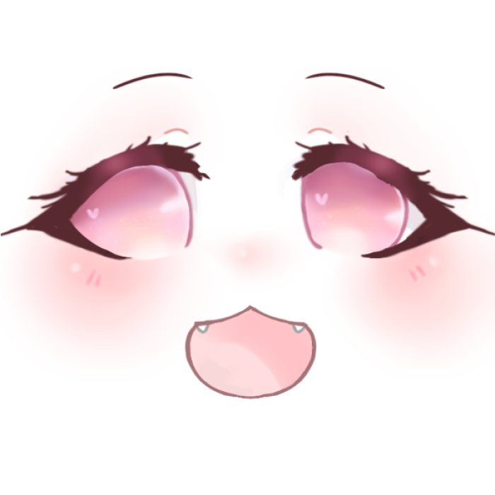 Kawaii Moe Neko Face (updated) Roblox decal