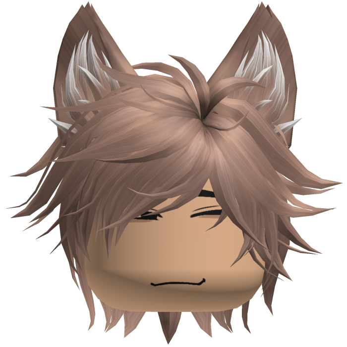 Neko Cat Boy Anime Gamer Spikey Hair (Milktea)