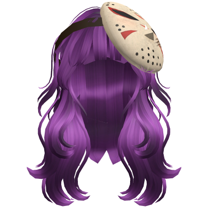  Classic Purple Hair with Jason mask