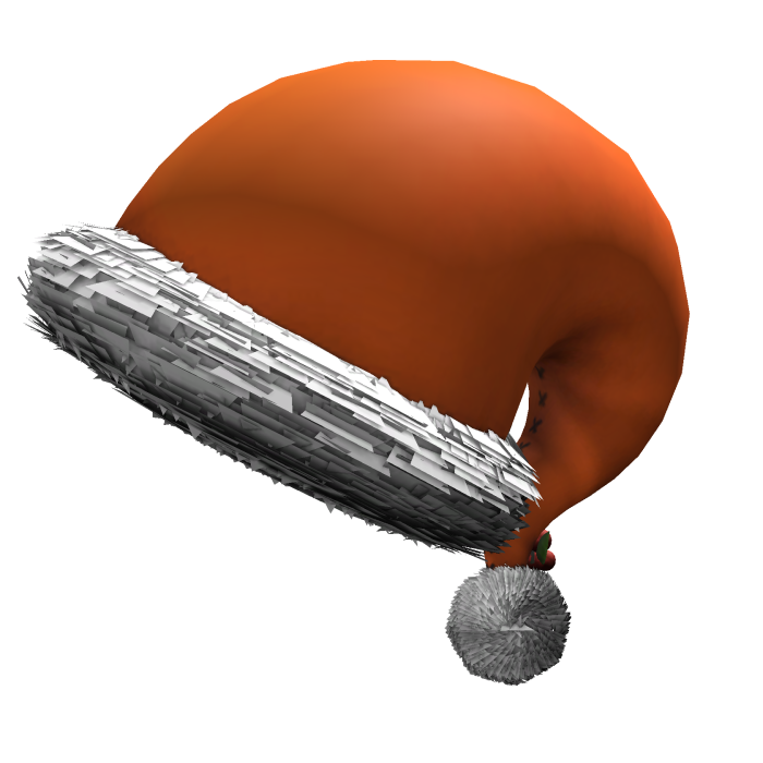 orange christmas hat