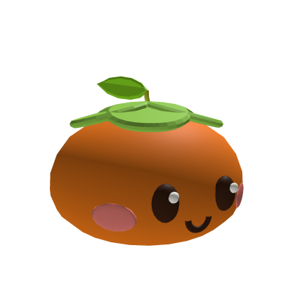 [Head] - Cute Orange Persimmon Fruit On Head Roblox item