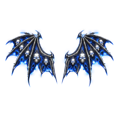 Emissive Ragebound Wings Of Azure