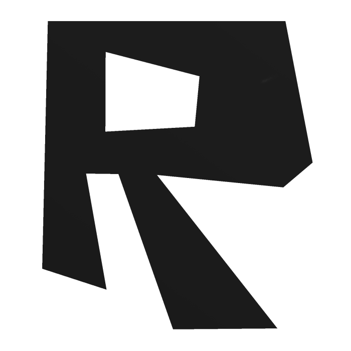 Black and White Retro Classic Roblox Pin