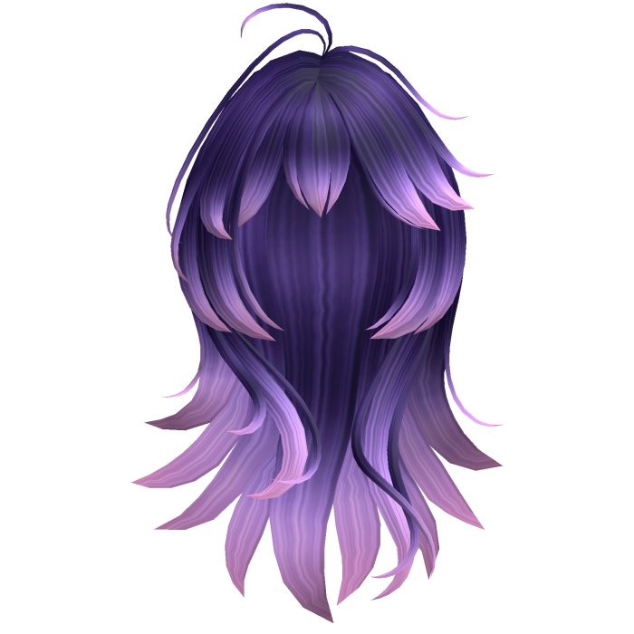 Anime Long Layered Hair w/ Wispy Bangs (Galaxy)