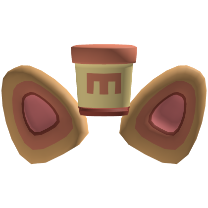 [ UNDERTALE ] Burgerpants Ears and Hat 1/2 Roblox item