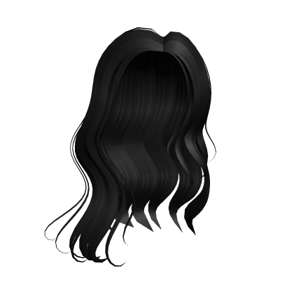 Black Wavy Girl Hair Roblox item