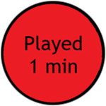 Played 1 Minute