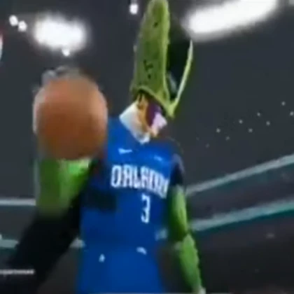 perfect cell playing basketball