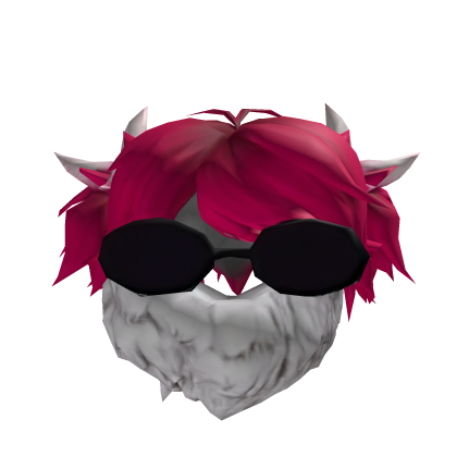 FF cabelo rosa com barba