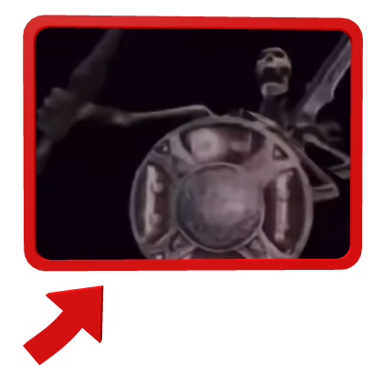 [Animated] Skeleton Banging Shield Meme