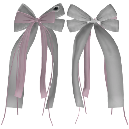 creepy Kawaii Pink & white Bows🐰