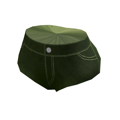 Dark Green Jean Shorts thumbnail