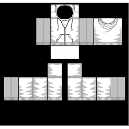 Black Hand hoodie (wear with t-shirt) Roblox decal
