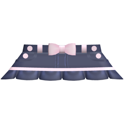 Cute Pink Denim Cutecore Mezzo Piano Skirt