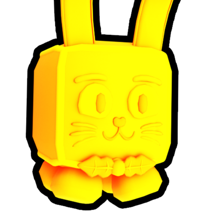 Gold Gingerbread Bunny
