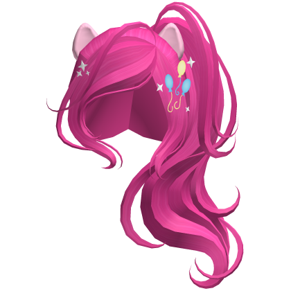 Pinkie Pie MLP Ponytail Hair Roblox item