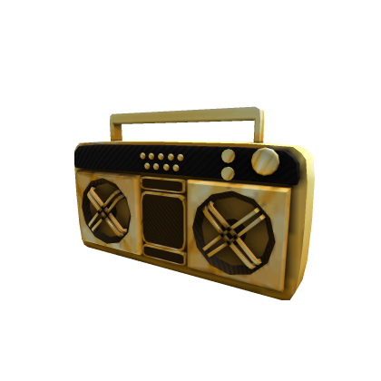 Golden Super Fly Boombox 