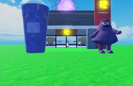 GET A GRIMACE SHAKE! 