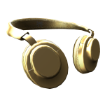 ✅ Gold Headphones
