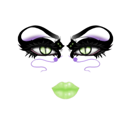 Cat & Yarn Makeup Roblox decal