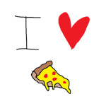 I like pizza..
